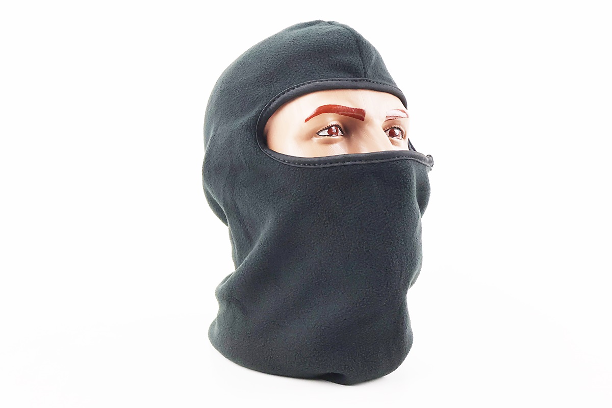 Подшлемник зимний (балаклава) Чёрный, тип2